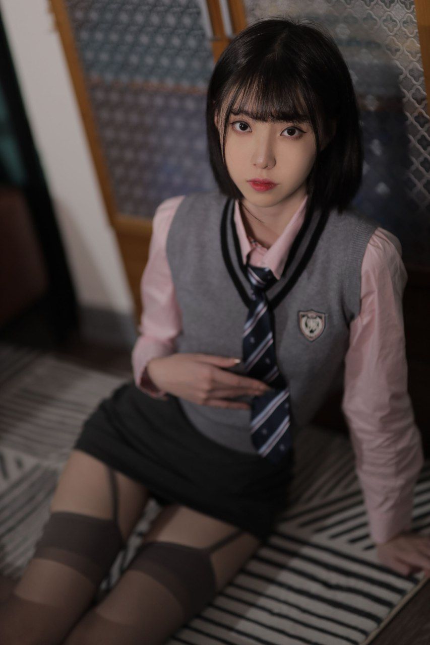 许岚 韩系制服